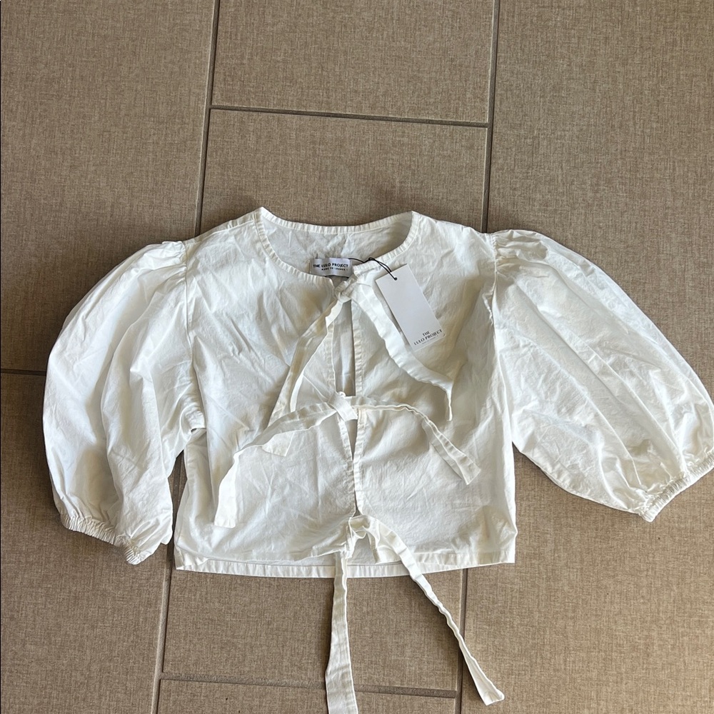 NWT The Lulo Project crop Orchid top - Picture 2 of 10